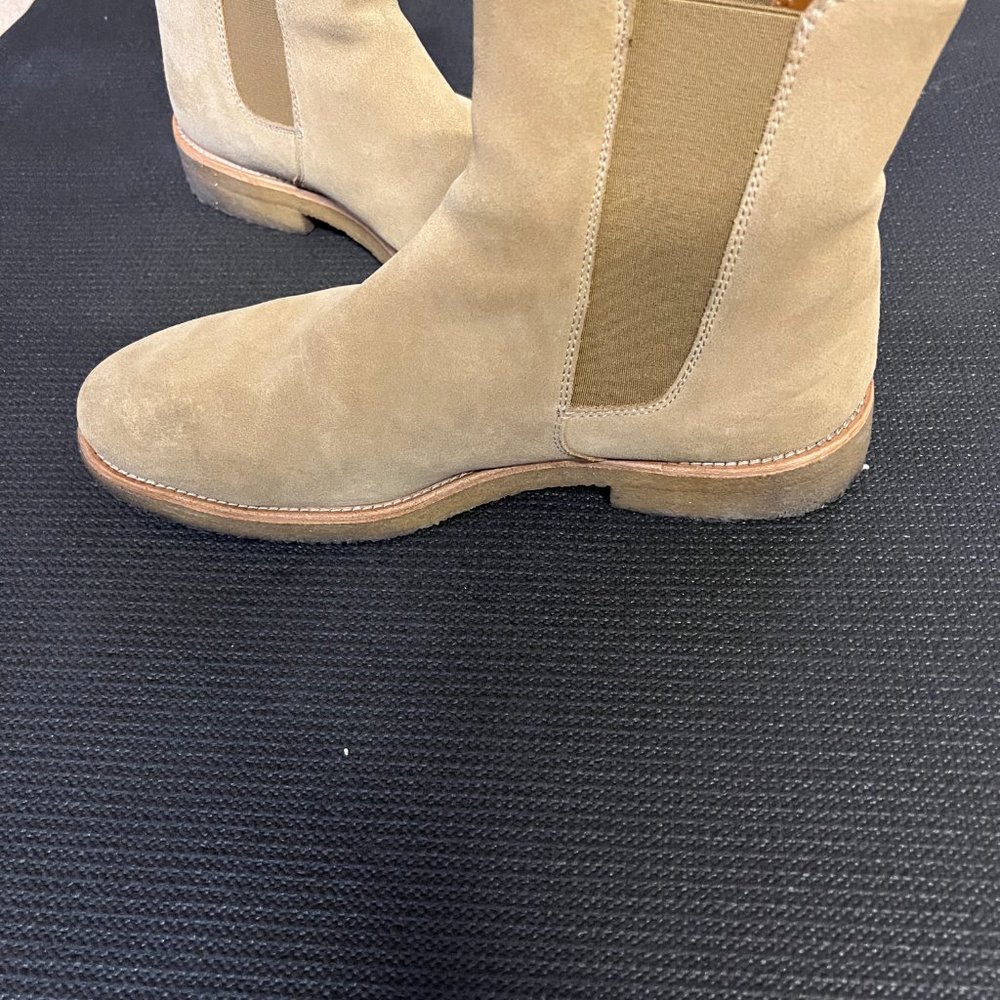 THE TAUPE CREPE CHELSEA BOOTS - 8 US / EU 41 | ORO Los Angeles - Picture 5 of 10